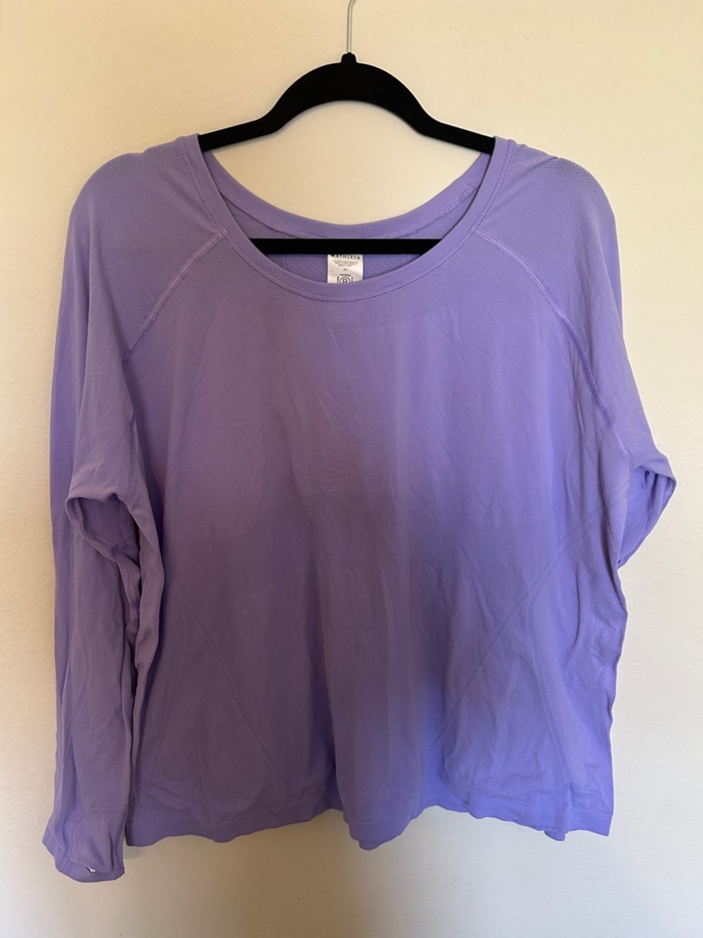 Athleta Light Purple Long-Sleeve Women’s Top